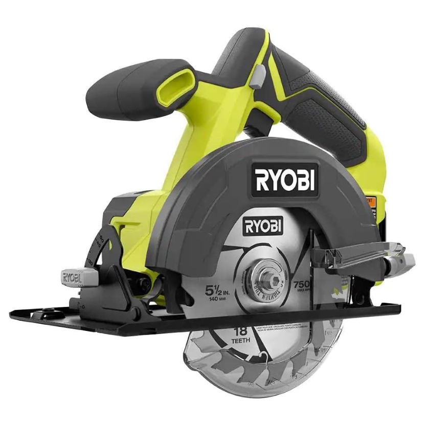 RYOBI PCL500B Sierra circular 5-1/2" 18V - Alimentación Batería ion de litio