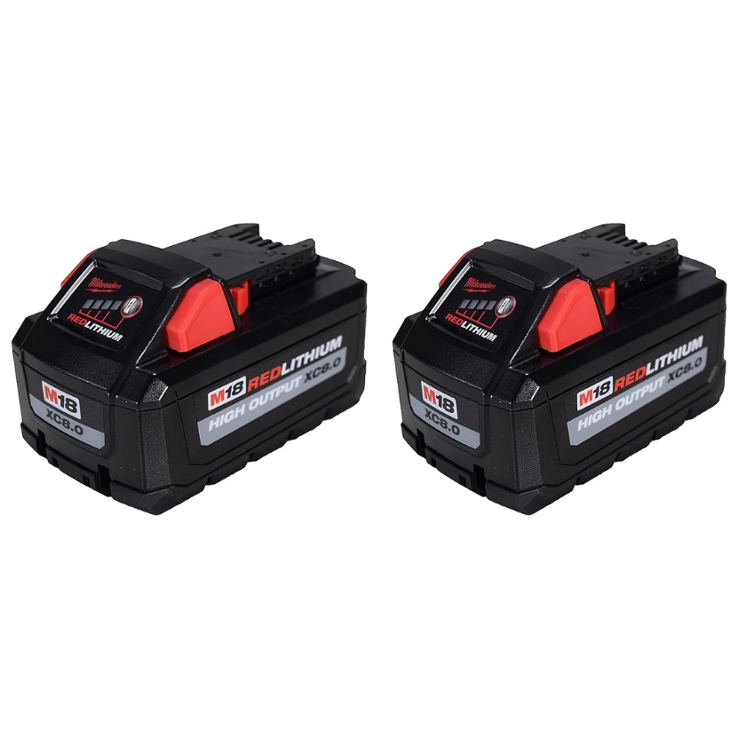 Milwaukee 48-11-1880 Batería 18 V 8.0Ah - Paquete (2)