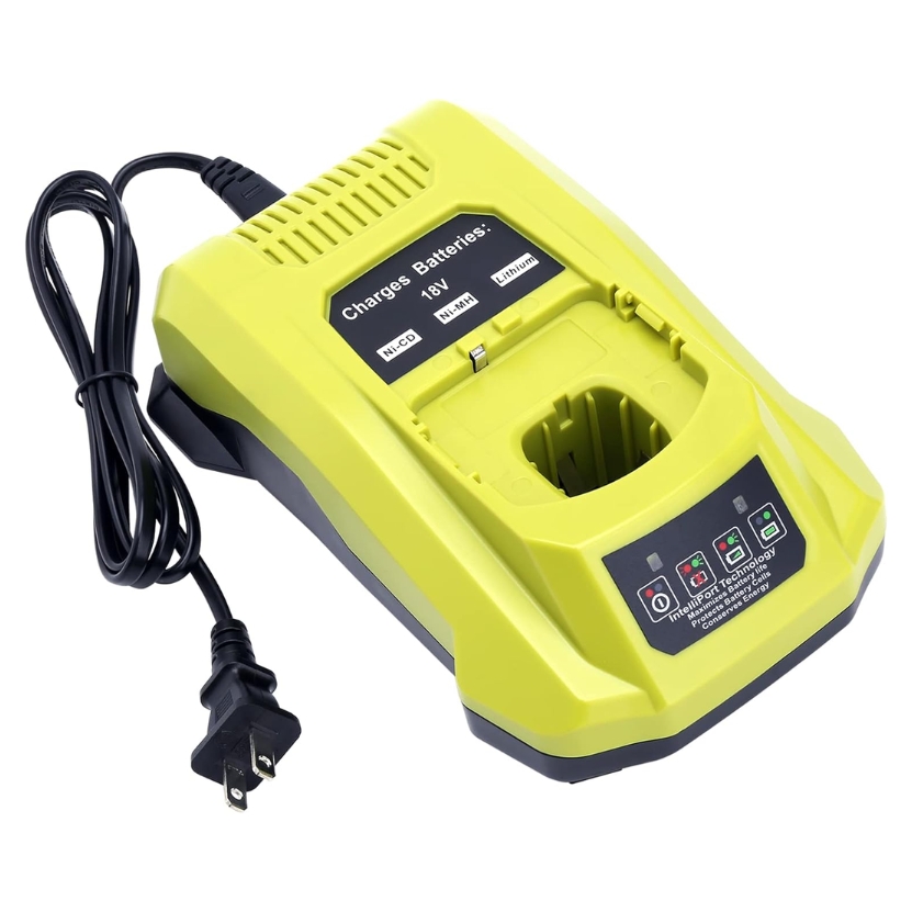 Cargador P117 18V Batería Ryobi 12V/18V Batería litio/NiCad/NiMh